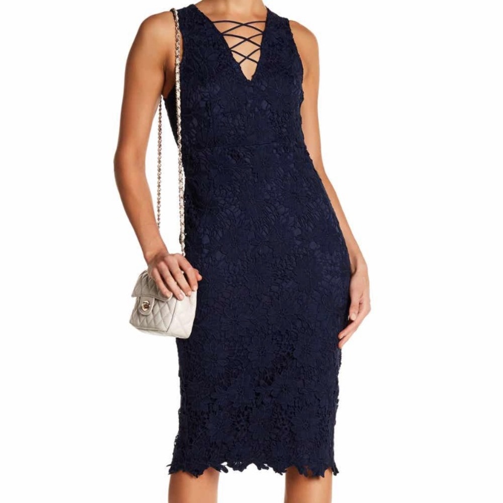NWT - Midi Lace dress